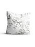 Декоративная подушка «9290161» белый, серый/черный | фото