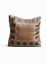 Декоративная подушка «9471371» коричневый, венге | фото
