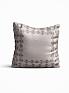 Декоративная подушка «9471631» бежевый, серый/черный | фото