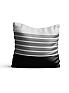 Декоративная подушка «9281111» серый/черный, светло-серый | фото