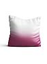 Декоративная подушка «9652071» белый, розовый | фото