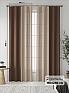 Комплект штор &laquo;Ядри (бежево-коричневый)&raquo | фото