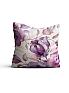 Декоративная подушка «9011181» бежевый, фиолетовый/сирень | фото