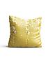 Декоративная подушка «9011211» желтый/золото, желтый | фото