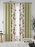 Комплект штор &laquo;Хейлис (бело-зеленый)&raquo | фото