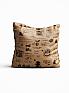 Декоративная подушка «9251091» коричневый, венге | фото