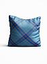 Декоративная подушка «9251111» синий/голубой, индиго | фото