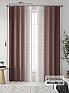Комплект штор «Лайрис (коричневый)» | фото