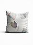 Декоративная подушка «9371681» белый, фиолетовый/сирень | фото