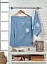 Комплект полотенец «Эшима (голубой)» | фото