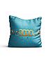 Декоративная подушка «9012005» синий/голубой, индиго | фото
