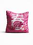 Декоративная подушка «9270841» розовый, малиновый | фото