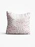 Декоративная подушка «9171301» белый, розовый | фото