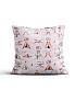 Декоративная подушка «9581281» розовый, белый | фото