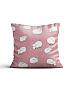 Декоративная подушка «9581501» розовый, малиновый | фото