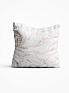 Декоративная подушка «9804341» белый, терракотовый | фото