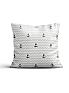 Декоративная подушка «9581831» белый, серый/черный | фото