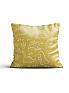 Декоративная подушка «9582051» желтый/золото, желтый | фото