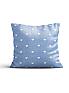 Декоративная подушка «9582111» синий/голубой, индиго | фото