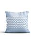 Декоративная подушка «9582181» синий/голубой, индиго | фото