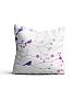 Декоративная подушка «9633641» белый, фиолетовый/сирень | фото