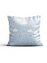 Декоративная подушка «9582371» синий/голубой, индиго | фото