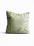 Декоративная подушка «9504651» зеленый, персиковый | фото