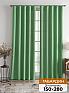 Комплект штор &laquo;Карес (зеленый)&raquo | фото