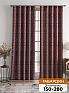 Комплект штор &laquo;Вилас (вишневый)&raquo | фото