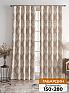 Комплект штор &laquo;Лейсис (бежевый)&raquo | фото
