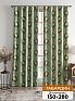 Комплект штор «Амилос (зеленый)» | фото