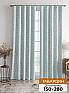 Комплект штор «Габрис (голубой)» | фото