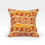 Декоративная подушка «Тимор-О» оранжевый, золотой | фото