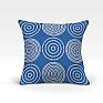 Декоративная подушка «Мбау-О (синий)» бежевый, синий/голубой | фото 2