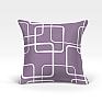 Декоративная подушка «Экси-О (сирен.)» фиолетовый/сирень, фиолетовый | фото