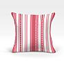 Декоративная подушка «Девон-О (красн.)» розовый, белый | фото