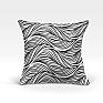 Декоративная подушка «Кетам-О (графит.)» серый/черный | фото