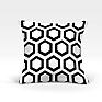 Декоративная подушка «Манн-О» серый/черный, светло-серый | фото