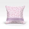 Декоративная подушка «Илвин-О (роз.)» розовый, фиолетовый/сирень | фото