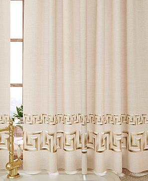 Комплект штор «Иновирс» бежевого цвета