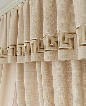 Комплект штор «Иновирс» бежевого цвета