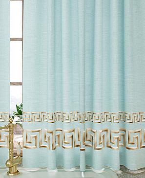 Комплект штор «Иновирс» бирюзового цвета