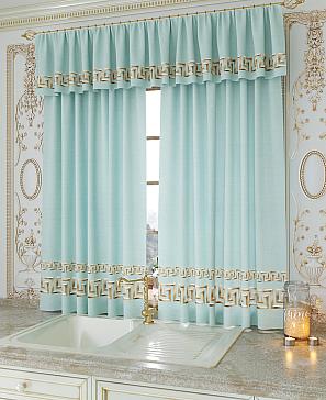 Комплект штор «Иновирс» бирюзового цвета