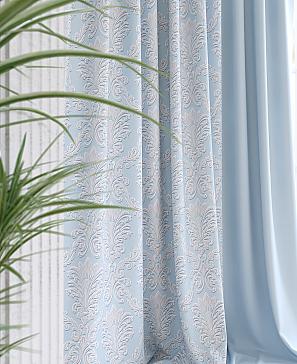 Комплект штор «Майкри (голубой)»