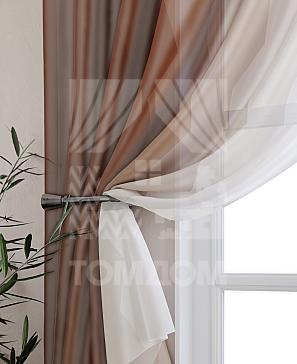 Тюль «Геолин (коричневый)» | фото 3