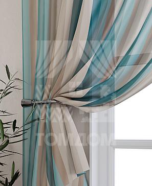 Тюль «Тарнис (бирюзовый)» | фото 3