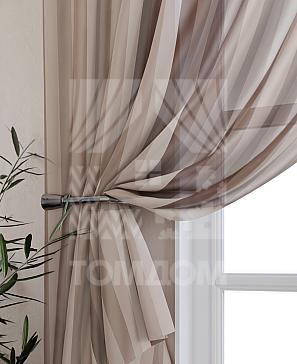 Тюль «Тарнис (коричневый)» | фото 3