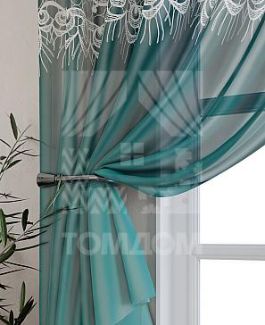 Тюль «Филлис (бирюзовый)» | фото 3