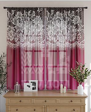 Комплект штор «Филлис (бордо)»