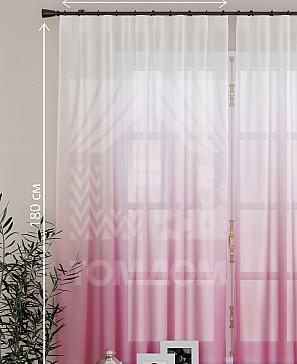 Комплект штор «Тристар (розовый)»